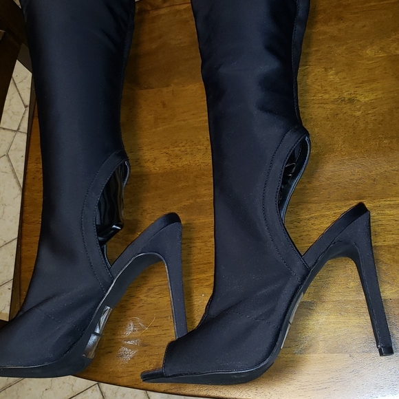 Chase + Cloe open over the knee open boots. - Picture 6 of 7